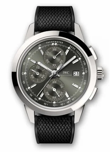 IWC Ingenieur Chronograph Custom Stainless Steel / Green-Rhodium / Rubber IW3808-BQ (IW3808BQ)